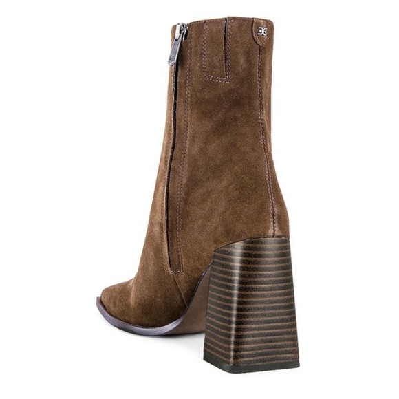 Sam Edelman Ivette Bootie in Olive Taupe - Picture 3 of 7